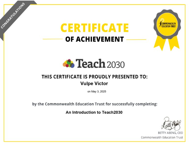 Diploma An Introduction to Teach